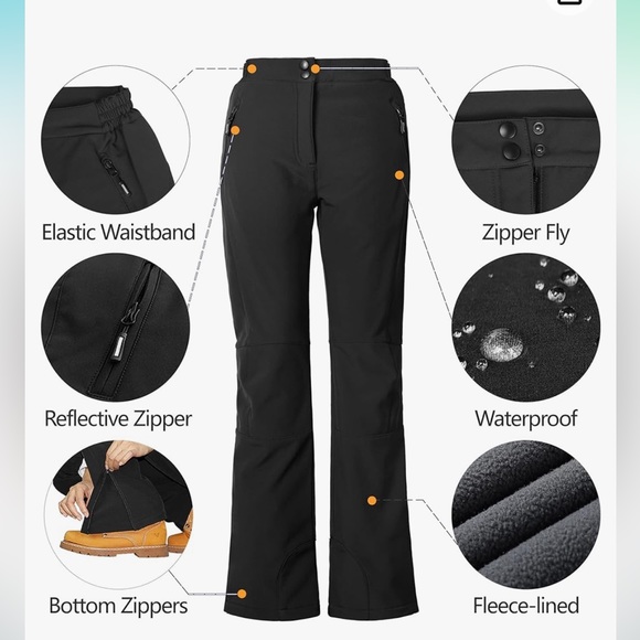 Navy Snow Pants Large NWT - Picture 5 of 5